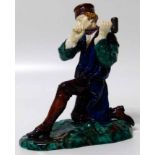 Continental Majolica figure of a man No condition reports for this sale.
