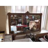 Reproduction gilt framed wall mirror. No condition reports for this sale.