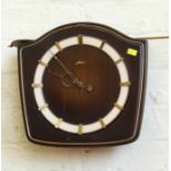 1950's Kald 8-day American style wall clock. No condition reports for this sale.