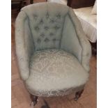 Victorian nursing chair. No condition reports for this sale.