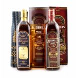 One bottle of Bushmills Millennium Malt Whiskey cask no. 306 700ml. As well as two bottles of
