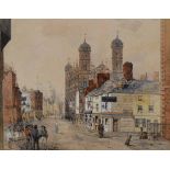 William Gawin Herdman (1805-1882), Bottom of Hanover Street, Liverpool, unsigned, titled and