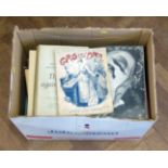 Box of various early 20th century books. No condition reports for this sale.