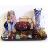 Collection of Caithness and other coloured glassware No condition reports for this sale.