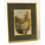 English school 19th Century - "Rural Valley"- Watercolour No condition reports for this sale.