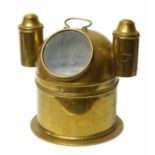 Early 20th century brass binnacle compass No condition reports for this sale.