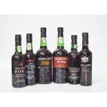 Four 37.5cl bottles of port (Taylor's 1987, Vintage character, LBV port, Taylor's reserve port). Two