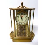 Kundo brass 100 day mantel clock. No condition reports for this sale.