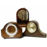 Three mantle clocks No condition reports for this sale.