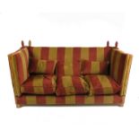 A Mulberry Knoll style sofa,