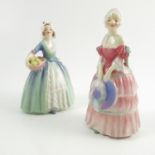 Two Royal Doulton figurines,