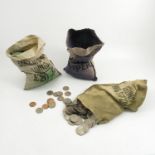 A quantity of coinage, to include Churchill crowns, One Pennies, Half Pennies, Half Crown,