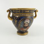 A 19th century Flight Barr & Barr Worcester two handled vase,