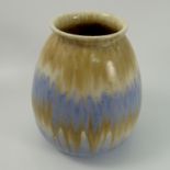 A Ruskin Pottery vase, of bulbous form,