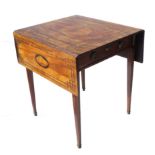 A Georgian mahogany Pembroke table,