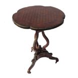 A 19th century occasional table,