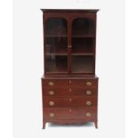 A 19th century mahogany bookcase,