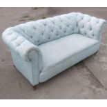 A 19th century Chesterfield, with deep button back,