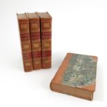 Josiah Conder, The Modern Traveller India, four volumes, half leather bound with map and plates,