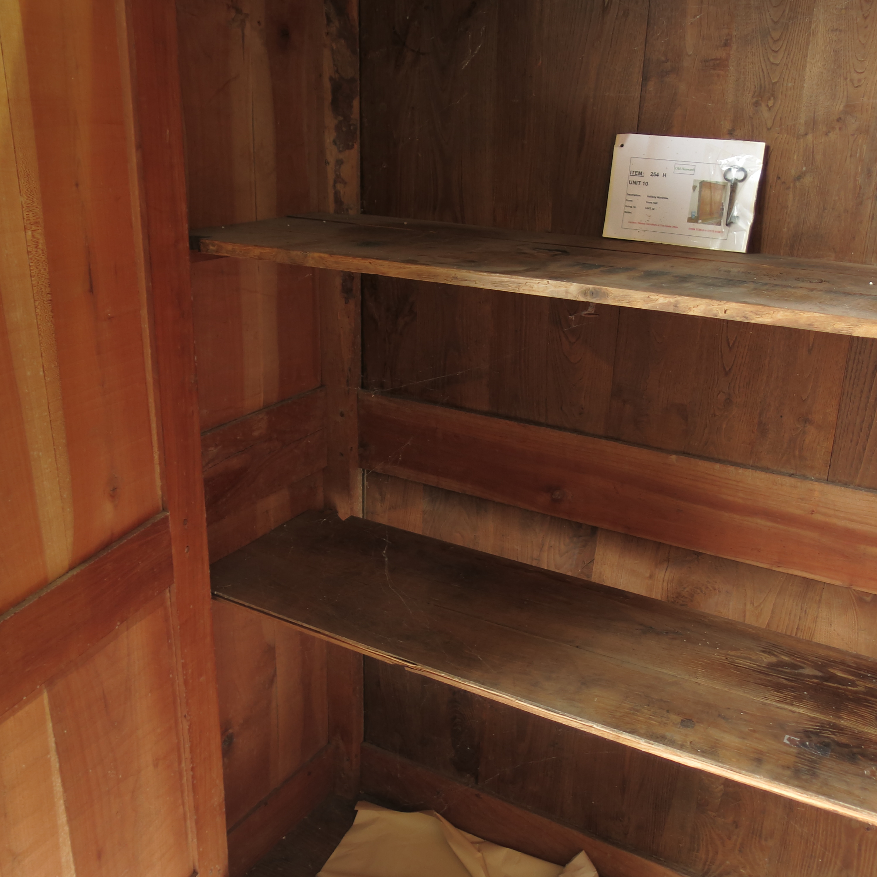 A 19th century French cupboard, possibly fruitwood, - Image 3 of 3