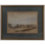 Attributed to Frederick Allen, watercolour, Felpham Sussex, inscribed verso, 7.