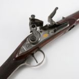 An 18th century flintlock sporting air rifle, by Edward Bate,