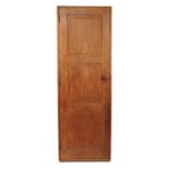 A wardrobe, with triple fielded panel door, width 24ins, height 75.5ins, depth 21.