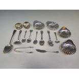 Selection of odd silver and plate