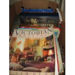 Box of Antiques Reference Books etc