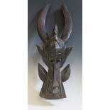 An Ivory Coast Senufu Fire Spitter Carved Wooden Figure, 30 cm. Bought 1960's
