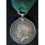 A George V Royal Naval Volunteer Long Service and Good Conduct Medal _ J. 81086 (CH. B. 21103) F. J.