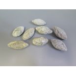 Antique Lead Oval Ingots, possibly Greco-Roman