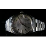 A Gent's Rolex Oyster Air King Date Steel Cased Wristwatch with box and papers. Purchased 25.9.86