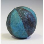 An Ancient Egyptian Faience Ball of hollow form divided into eight segments. Such balls usually date