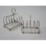 Two Silver Toast Racks