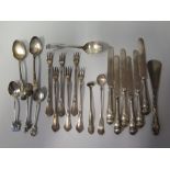 A Selection of Silver and Plated Cutlery