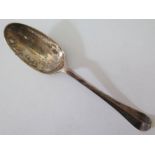 A George I Britannia Standard Silver Rat Tail Spoon, London 1719, pos. Joseph Steward, 71 g, 20 cm