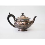 A George IV Silver Tea Pot, London 1824, R & S Garrard & Co., 775 g inc.