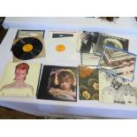 A Selection of LP's including Bowie: Hunky Dory, Station, Aladdin Sane and Young Americans,