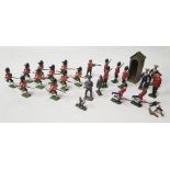 A Set of Britains Guardsmen Figures etc