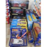 A Selection Corgi of Die Cast Toy Vehicles including two C64 Les Pompiers, Classics etc, boxed