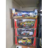 Four Burago 1:24 Boxed Die Cast Toy Cars