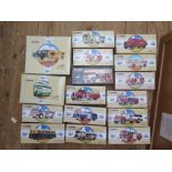 A Selection Corgi Commercials and Fire Vehicles Die Cast Toys, boxed