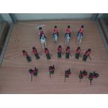 A Set of J. Hill Lead Guardsmen Figures