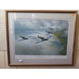 'D-Day June 6th 1944' and 'The Dambuster' _ two Frank Wooton signed limited edition prints with