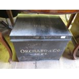 Orchard & Co. 1627 Tin Deed Box