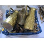 A Collection of Horse Brasses, bell etc