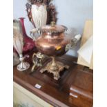 A Victorian Copper Samovar