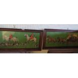 A Pair of Cecil Aldin Prints: 'The Eton Coach' and 'The Whip' in glazed oak frames