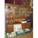 A Large Ercol Mid Elm Dresser